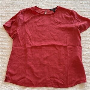 Banana Republic Terracotta Short Sleeve Silky Tee